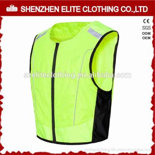 Fashion Lime Green Reflective Motorcycle Cheap Safety Vest